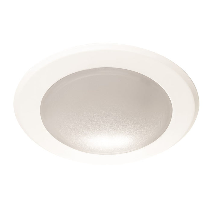 AFX Lighting Slim 1 Light Flushmount, White/Frosted - SLMF06LAJD1WH