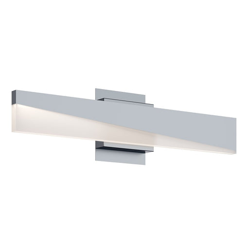AFX Lighting Slant 1 Light 24" LED Vanity, Nickel/Frosted