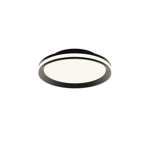 AFX Lighting Sona 1LT 12'' LED Flush Mount, Black/White - SNAF12LAJD1BK