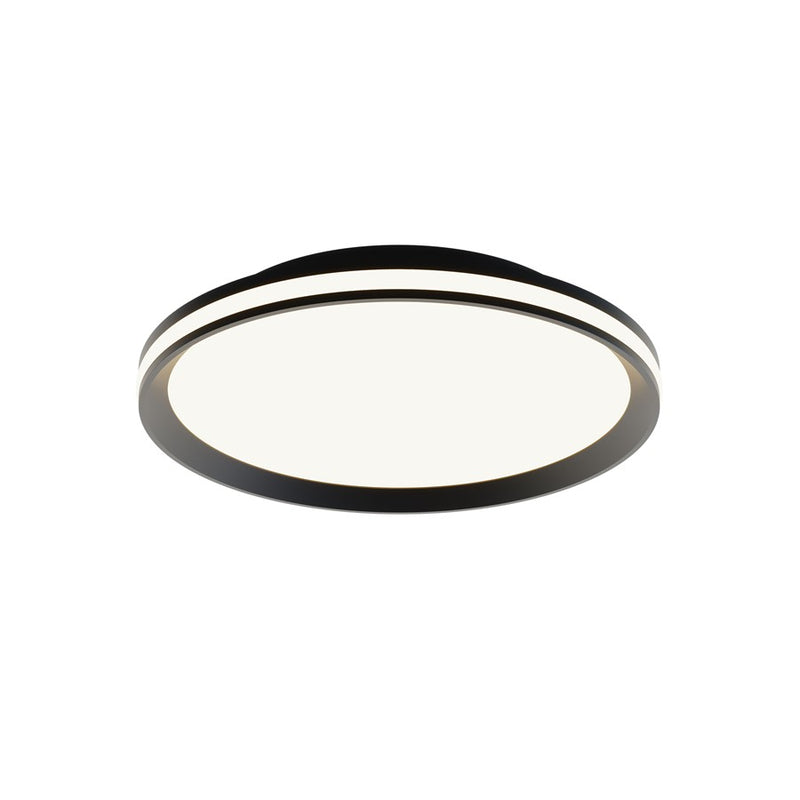 AFX Lighting Sona 1LT 16'' LED Flush Mount, Black/White - SNAF16LAJD1BK