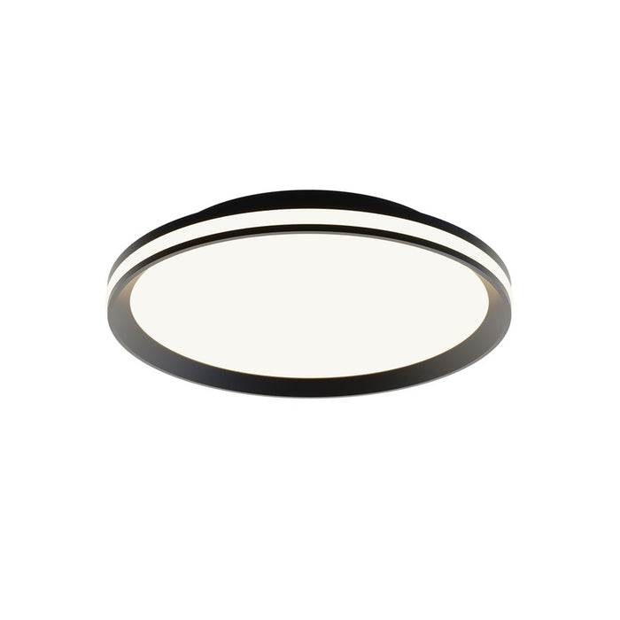 AFX Lighting Sona 1LT 16'' LED Flush Mount, Black/White - SNAF16LAJD1BK