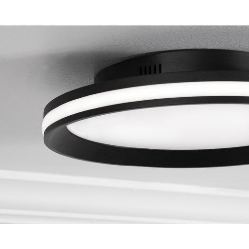 AFX Lighting Sona 1LT 16'' LED Flush Mount, Black/White