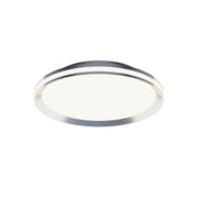 AFX Lighting Sona 1LT 16'' LED Flush Mount, Satin Nickel/White - SNAF16LAJD1SN