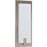 AFX Lighting Sinclair LED Sconce, Satin Nickel/White