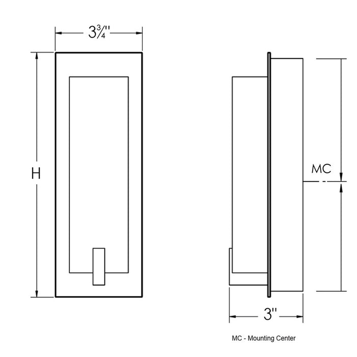 AFX Lighting Sinclair LED Sconce, Satin Nickel/White