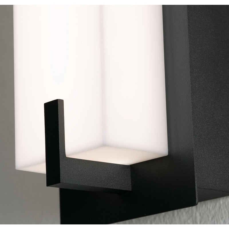 AFX Lighting Sinclair 1 Light 10" LED Wall Sconce, Black/White