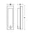 AFX Lighting Sinclair 1 Light 10" LED Wall Sconce, Black/White