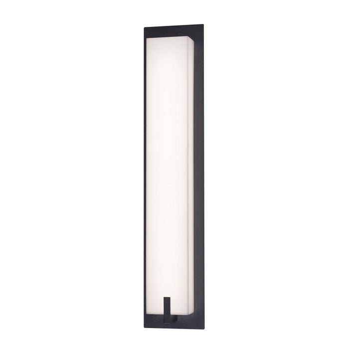 AFX Lighting Sinclair 1 Light 18" LED Wall Sconce, Black/White - SNS0418LAJUDBK