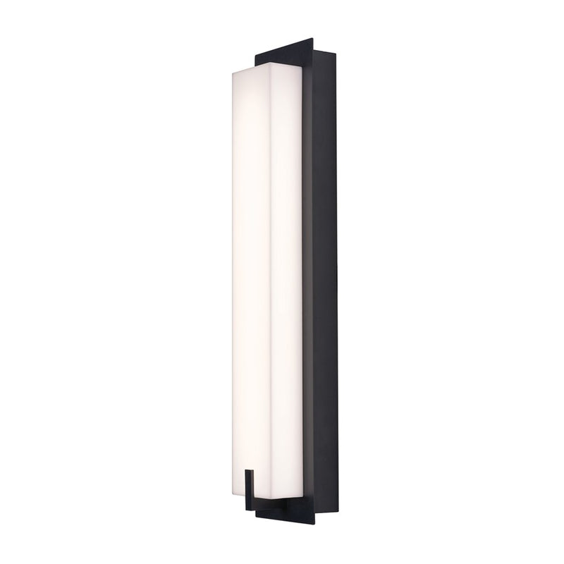 AFX Lighting Sinclair 1 Light 18" LED Wall Sconce, Black/White