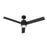 AFX Lighting Santo 1Lt 52" 3 Blade LED Ceiling Fan, BK/FR - SNTN523LACBKBK-WS