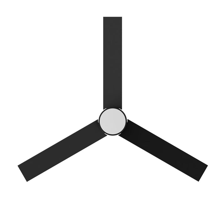 AFX Lighting Santo 1Lt 52" 3 Blade LED Ceiling Fan, BK/FR
