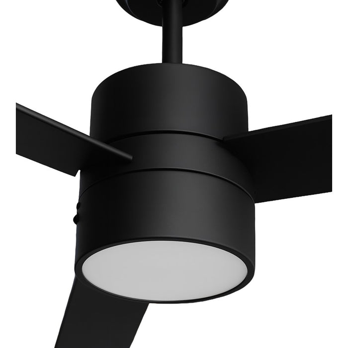 AFX Lighting Santo 1Lt 52" 3 Blade LED Ceiling Fan, BK/FR