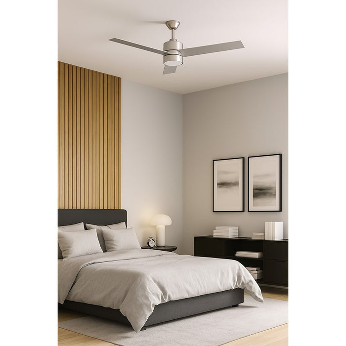 AFX Lighting Santo 1Lt 52" 3 Blade LED Ceiling Fan, NK/FR