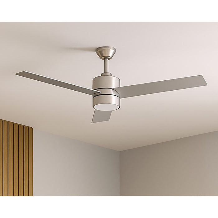 AFX Lighting Santo 1Lt 52" 3 Blade LED Ceiling Fan, NK/FR
