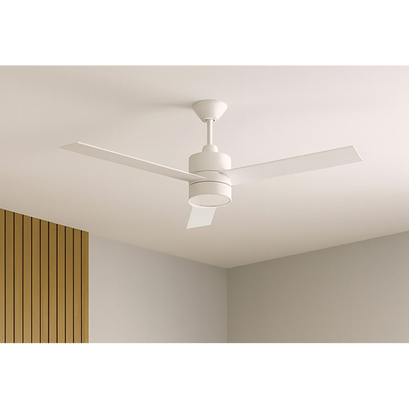 AFX Lighting Santo 1Lt 52" 3 Blade LED Ceiling Fan, WH/FR