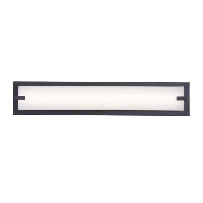 AFX Lighting Sinclair 1 Light 24" LED Vanity Light, Black/White
