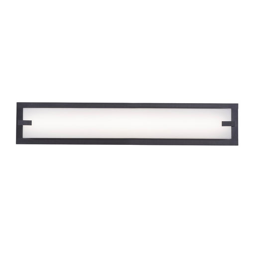 AFX Lighting Sinclair 1 Light 24" LED Vanity Light, Black/White