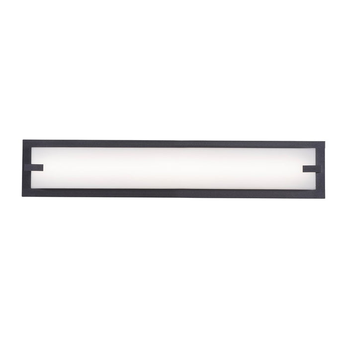 AFX Lighting Sinclair 1 Light 24" LED Vanity Light, Black/White