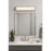 AFX Lighting Sinclair 1Lt 24" LED Vanity Light, Nickel/White