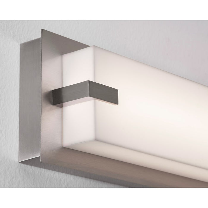 AFX Lighting Sinclair 1Lt 36" LED Vanity Light, Nickel/White