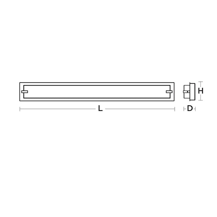 AFX Lighting Sinclair 1Lt 36" LED Vanity Light, Nickel/White