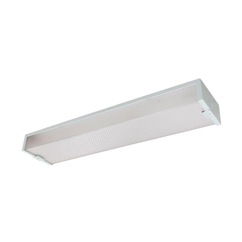 AFX Lighting Sofia 1 Light 24" Flush Mount, White/White