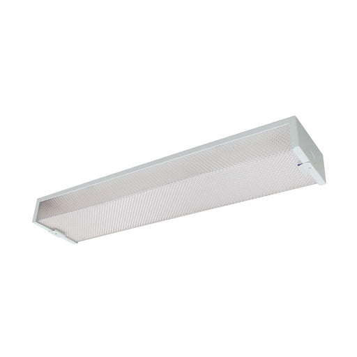 AFX Lighting Sofia 1 Light 24" Flush Mount, White/White