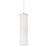 AFX Lighting Soho 1 Light 4" LED Pendant, Satin Nickel/White - SSP04LAJUDSNWH