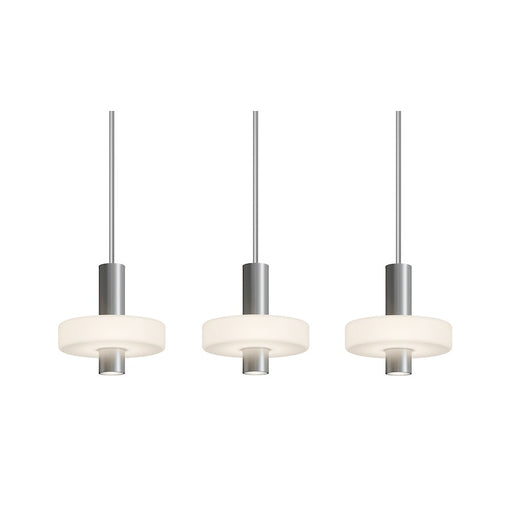 AFX Lighting Sydney 3Lt Linear Pendant, Nickel/White - SYDP10LAJUDSNLNR3