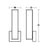 AFX Lighting Tad 1Lt 14" LED Wall Sconce, Nickel/Frosted