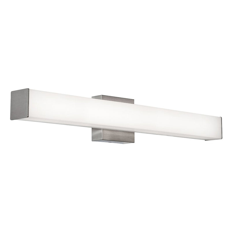 AFX Lighting Tad 1 Light 24" Vanity, Satin Nickel/Frosted - TADV2404LAJUDSN