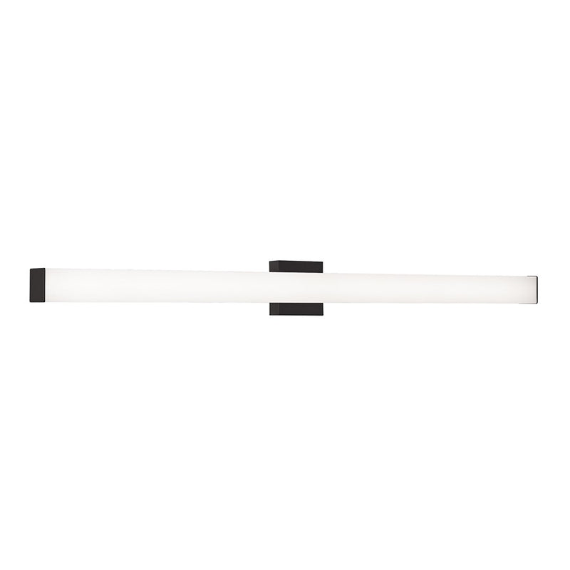 AFX Lighting Tad 1 Light 48" Vanity Light, Black/Frosted - TADV4804LAJMVBK