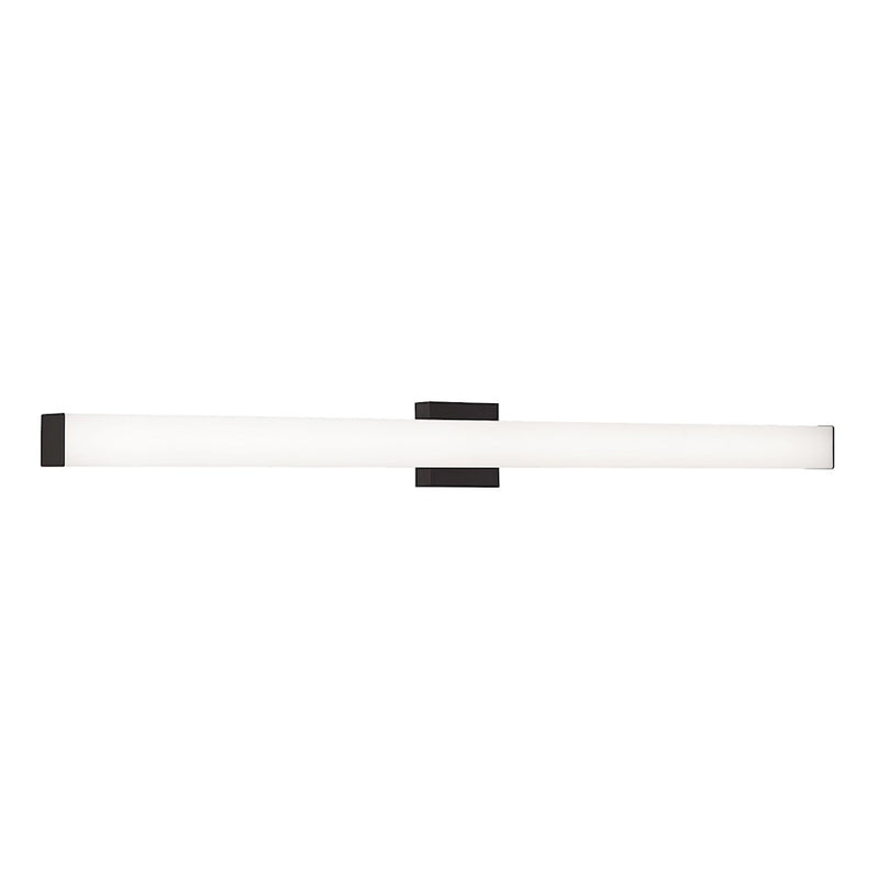 AFX Lighting Tad 1 Light 48" Vanity, Black/Frosted - TADV4804LAJUDBK