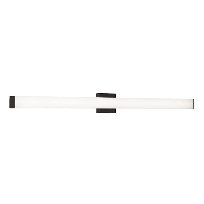 AFX Lighting Tad 1 Light 48" Vanity, Black/Frosted - TADV4804LAJUDBK
