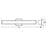 AFX Lighting Tad 1 Light 48" Vanity, Satin Nickel/Frosted