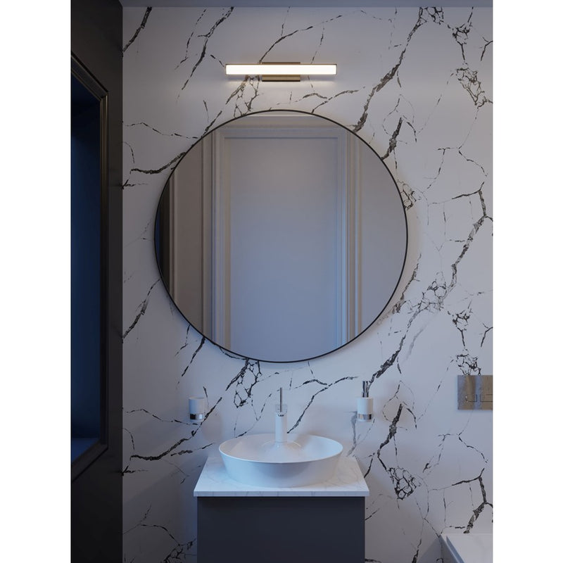 AFX Lighting Tonya 1LT 18'' LED Vanity, Satin Nickel/White