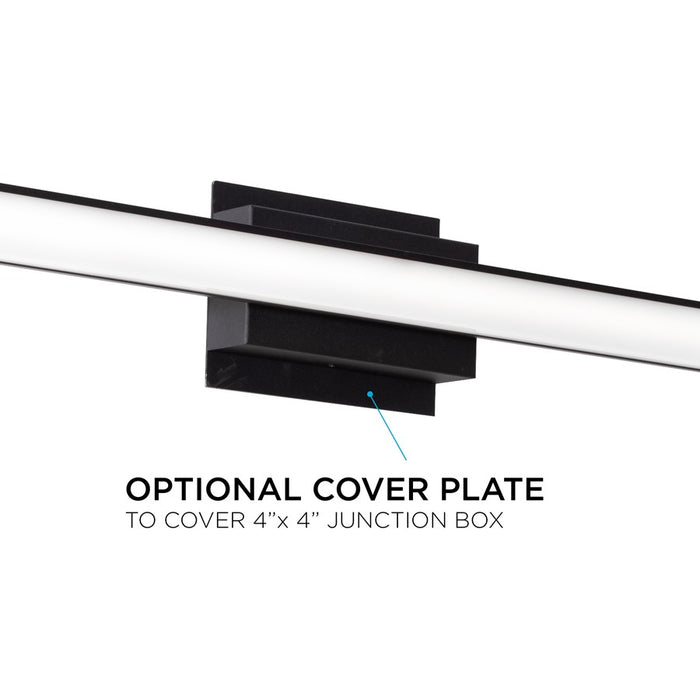 AFX Lighting Tonya 1LT 24'' LED Vanity, Black/White