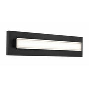 AFX Vogue 21in LED Vanity Light | Modern Black Steel and Clear Glass | Bathroom & Powder Room | 1100 Lumens, 5-CCT, Dimmable | Model VOGV1807LAJUDBK
