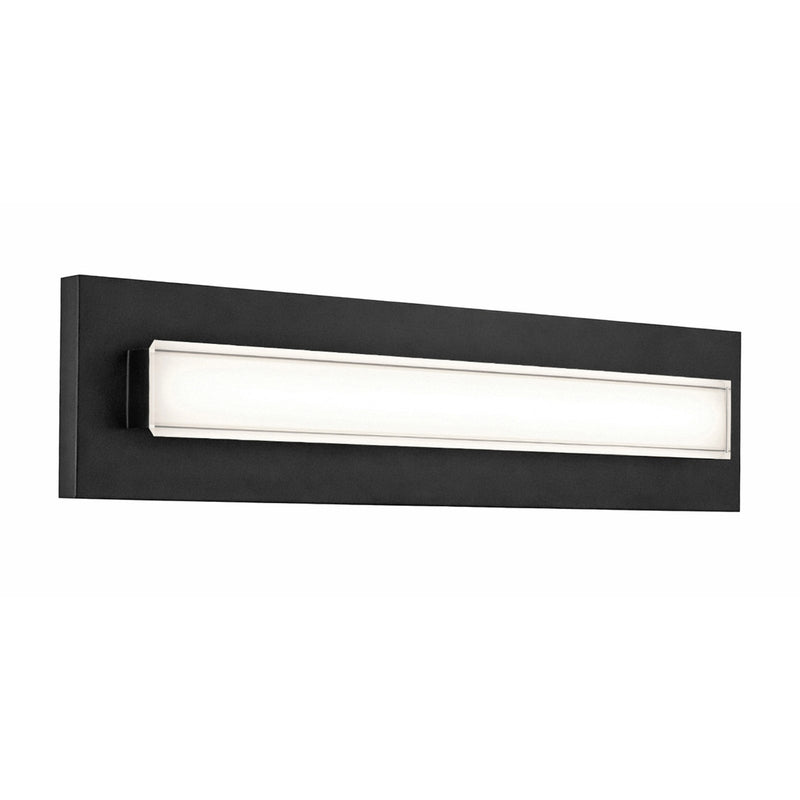AFX Vogue 21in LED Vanity Light | Modern Black Steel and Clear Glass | Bathroom & Powder Room | 1100 Lumens, 5-CCT, Dimmable | Model VOGV1807LAJUDBK