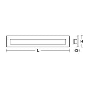 AFX Vogue 27in LED Vanity Light | Modern Black Steel and Clear Glass | Bathroom & Powder Room | 1600 Lumens, 5-CCT Dimmable | Model VOGV2407LAJUDBK