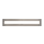 AFX Vogue 27in LED Vanity Light | Modern Satin Nickel Steel and Clear Glass | Bathroom & Powder Room | 1600 Lumens, 5-CCT | Model VOGV2407LAJUDSN