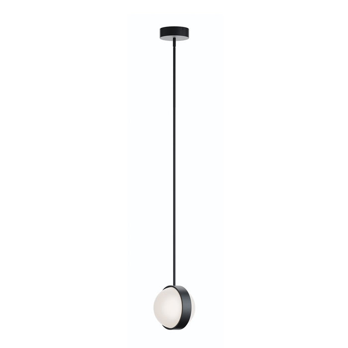 AFX Lighting Verona 2 Light 9" LED Pendant, Black/White