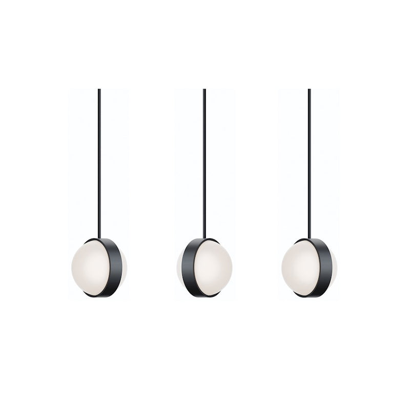 AFX Lighting Verona 3 Light Black Pendant, Black/White - VRNP09LAJUDBKLNR3