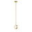 AFX Lighting Verona 2 Light 9" LED Pendant, Brass/White