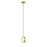 AFX Lighting Verona 2 Light 9" LED Pendant, Brass/White
