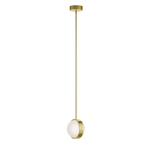 AFX Lighting Verona 2 Light 9" LED Pendant, Brass/White