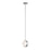 AFX Lighting Verona 2 Light 9" LED Pendant, Satin Nickel/White