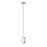 AFX Lighting Verona 2 Light 9" LED Pendant, Satin Nickel/White