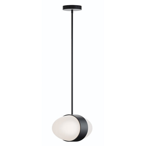 AFX Lighting Verona 2 Light 13" LED Pendant, Black/White - VRNP13LAJUDBK