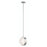 AFX Lighting Verona 2 Light 13" LED Pendant, Satin Nickel/White